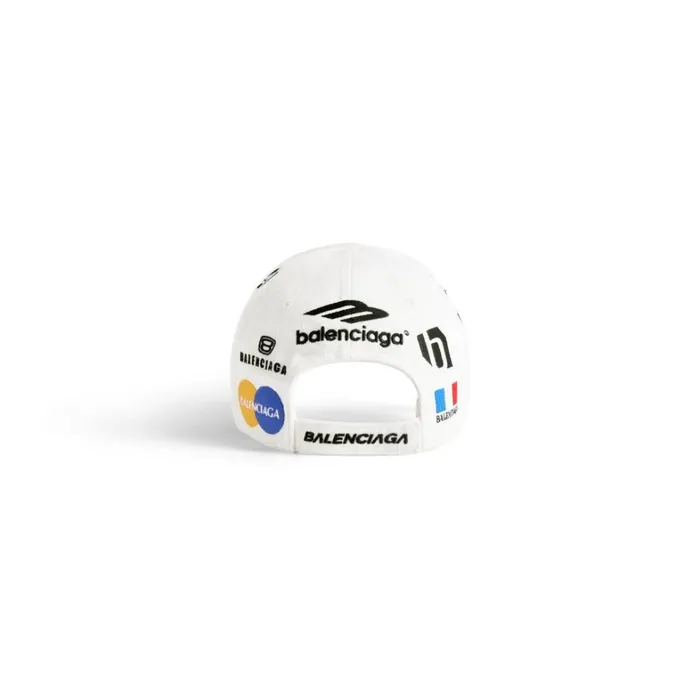 WomenMen Scarves and Caps Balenciaga Top League Cap In White