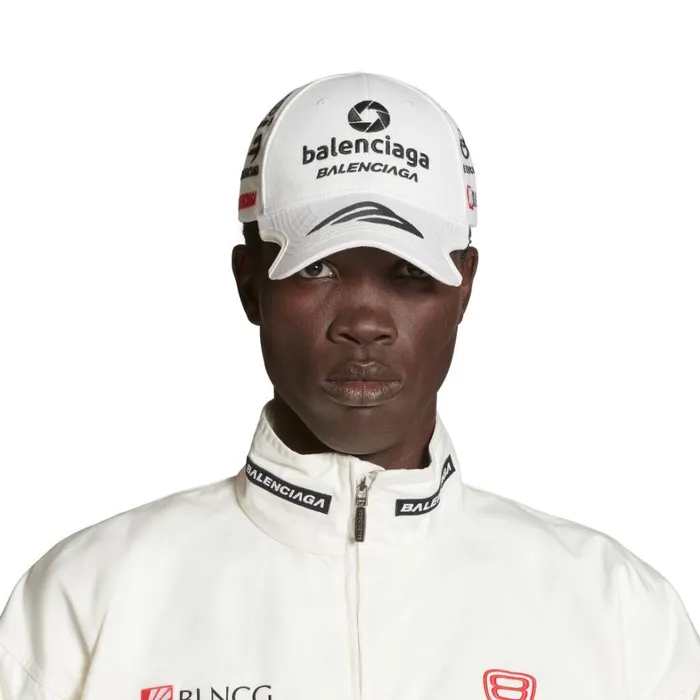 WomenMen Scarves and Caps Balenciaga Top League Cap In White