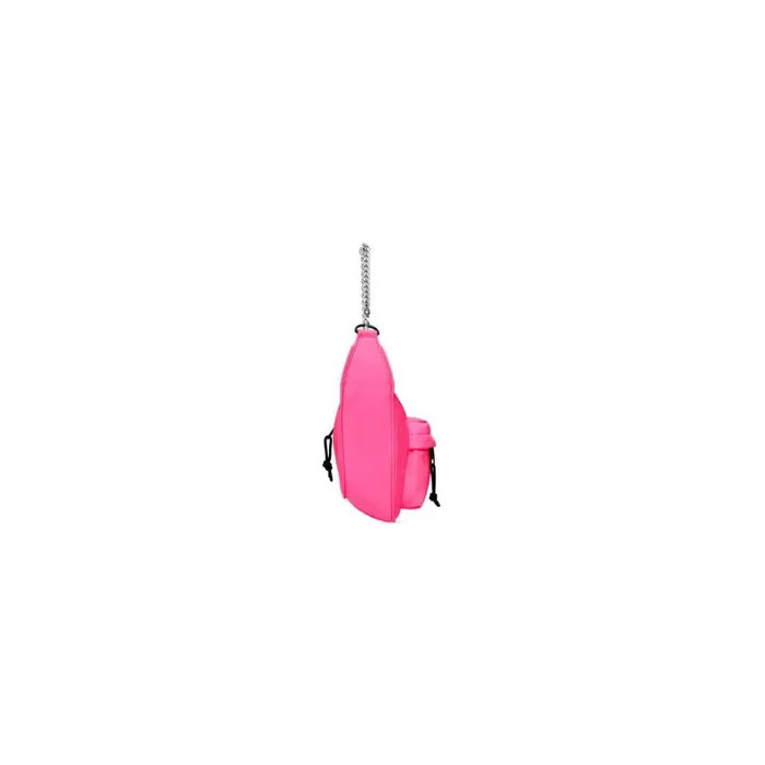 WomenMen Shoulder Bags Balenciaga Raver Medium Bag With Chain In Fluo Pink