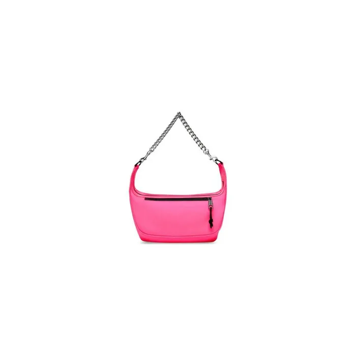 WomenMen Shoulder Bags Balenciaga Raver Medium Bag With Chain In Fluo Pink