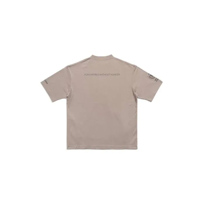 WomenMen Tshirts Balenciaga Wfp Tshirt Medium Fit In Beige