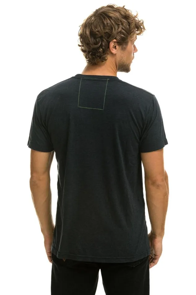 WomenMen Tees Aviator Nation Haight Ashbury Tee 8211 Charcoal