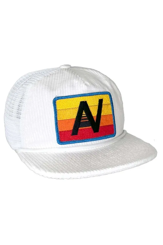 WomenMen Trucker Hats Aviator Nation Logo 8211 Vintage Corduroy Mesh Trucker Hat