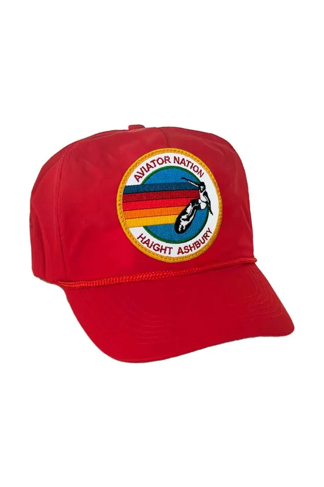 WomenMen Trucker Hats Aviator Nation Signature Haight Ashbury Vintage Nylon Trucker Hat WomenMen Trucker Hats Aviator Nation Signature Haight Ashbury Vintage Nylon Trucker Hat