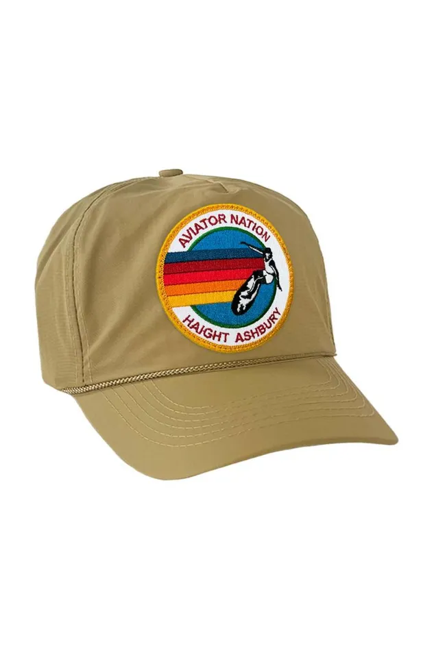 WomenMen Trucker Hats Aviator Nation Signature Haight Ashbury Vintage Nylon Trucker Hat