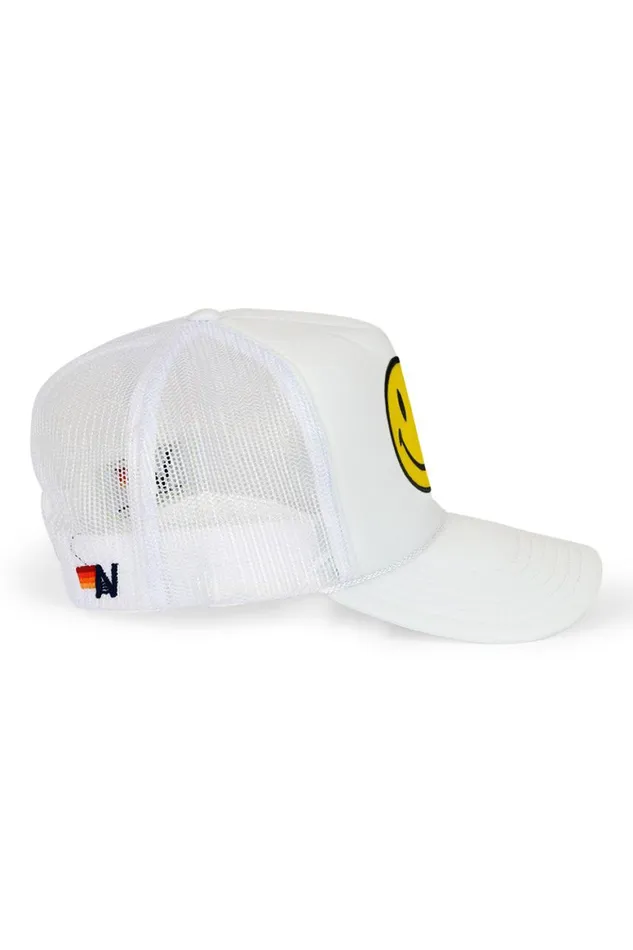 WomenMen Trucker Hats Aviator Nation Smiley Vintage Trucker Hat