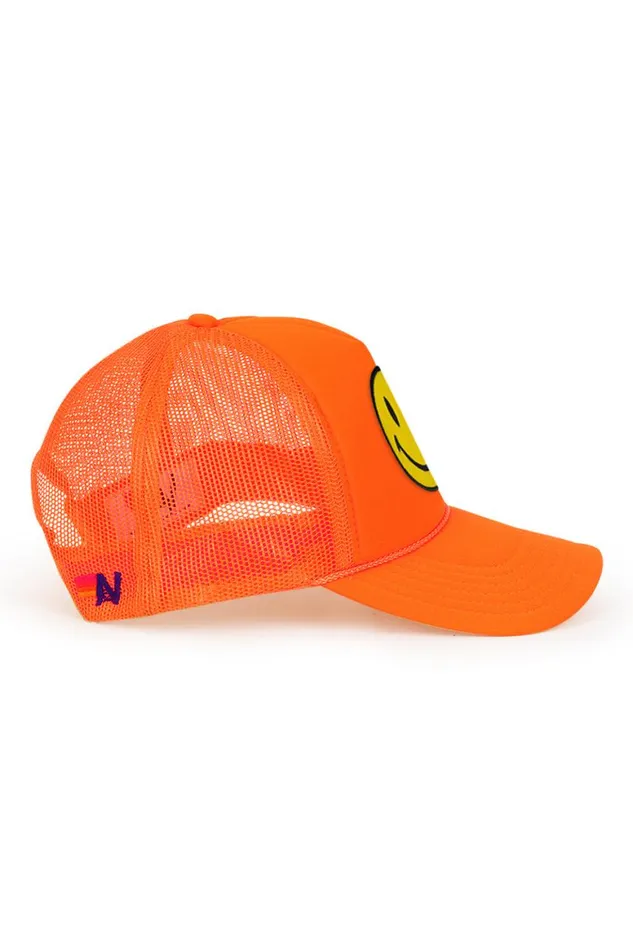 WomenMen Trucker Hats Aviator Nation Smiley Vintage Trucker Hat
