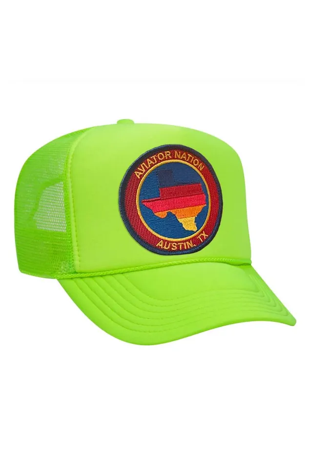 WomenMen Trucker Hats Aviator Nation Texas Trucker Hat