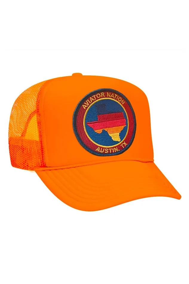 WomenMen Trucker Hats Aviator Nation Texas Trucker Hat