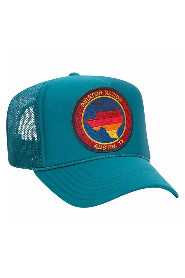 WomenMen Trucker Hats Aviator Nation Texas Trucker Hat