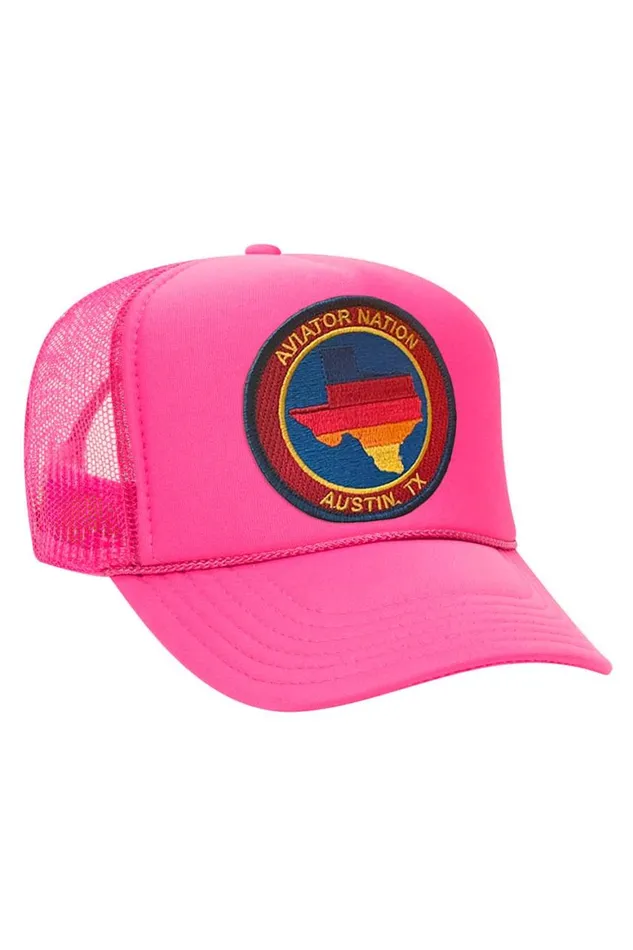 WomenMen Trucker Hats Aviator Nation Texas Trucker Hat