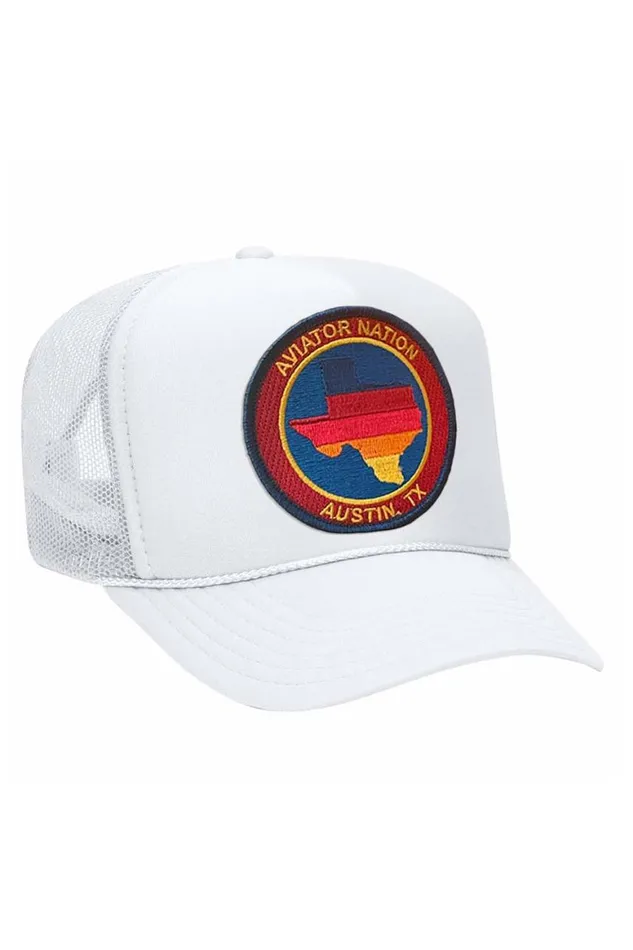 WomenMen Trucker Hats Aviator Nation Texas Trucker Hat