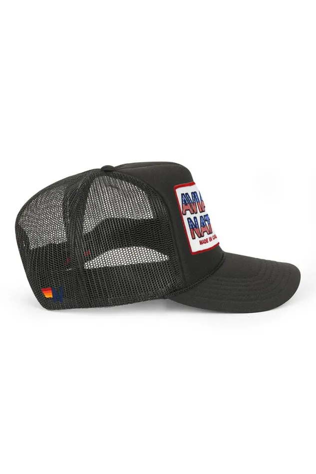 WomenMen Trucker Hats Aviator Nation Usa Patriotic Vintage Trucker Hat