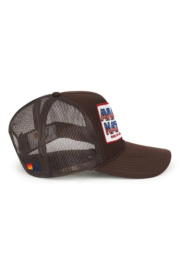 WomenMen Trucker Hats Aviator Nation Usa Patriotic Vintage Trucker Hat