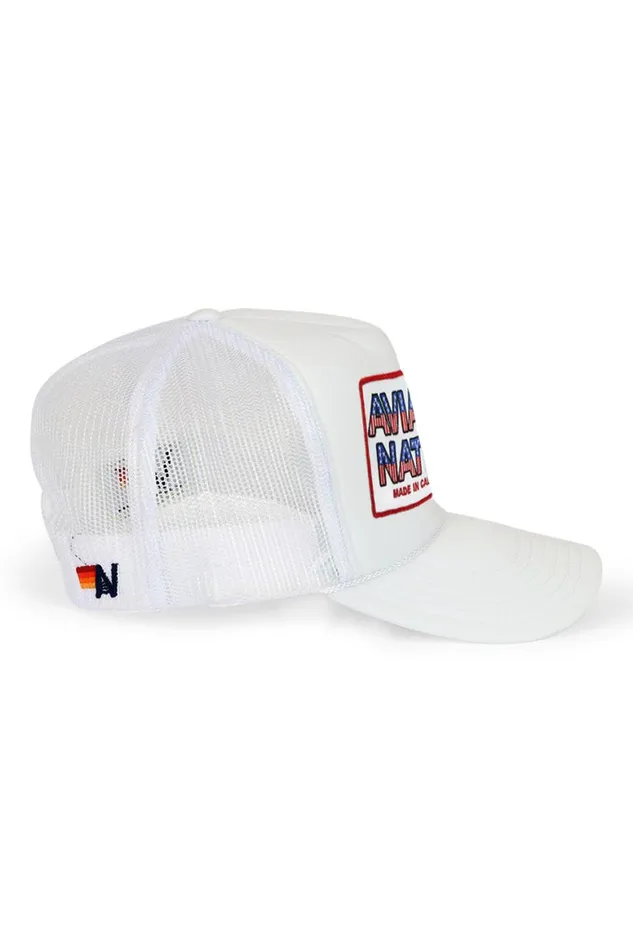 WomenMen Trucker Hats Aviator Nation Usa Patriotic Vintage Trucker Hat