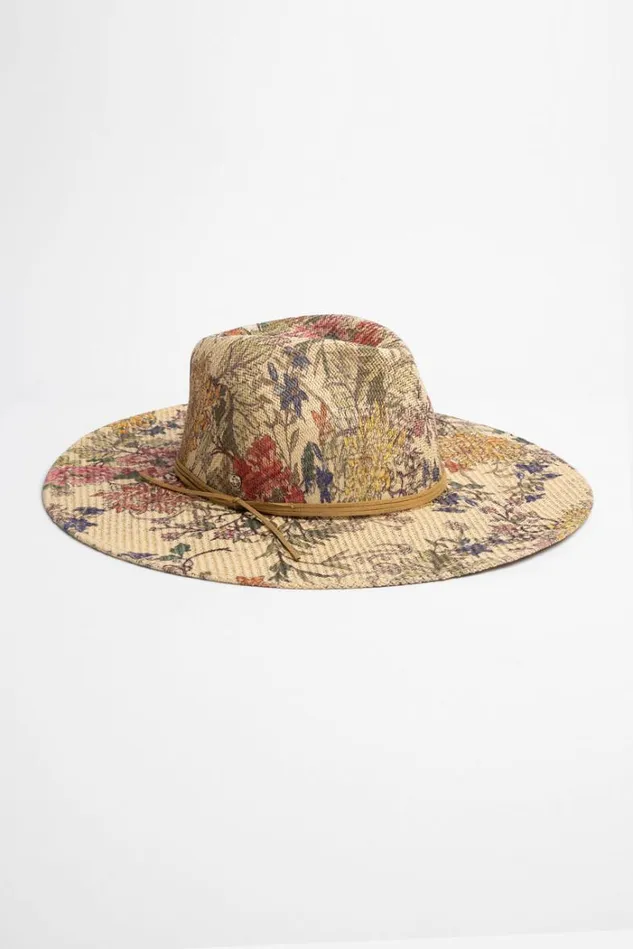 Women METALLI BEACH HAT Natural Johnny Was Hats