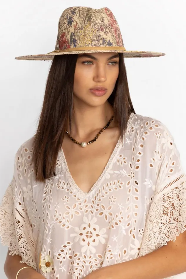 Women METALLI BEACH HAT Natural Johnny Was Hats Women METALLI BEACH HAT Natural Johnny Was Hats