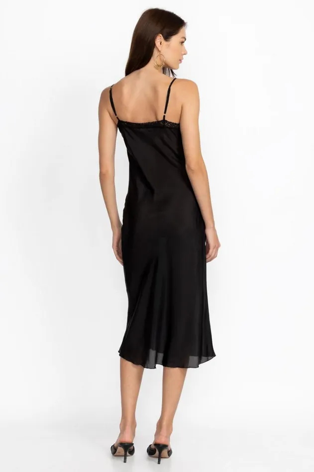 Women Midi Length Slip Black Johnny Was Slips and Camis Women Midi Length Slip Black Johnny Was Slips and Camis