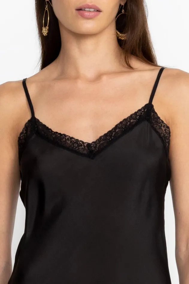 Women Midi Length Slip Black Johnny Was Slips and Camis Women Midi Length Slip Black Johnny Was Slips and Camis