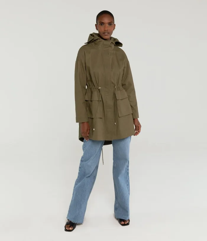 Women Milin WomenS Utility Jacket Olive Matt and Nat Trench Coats