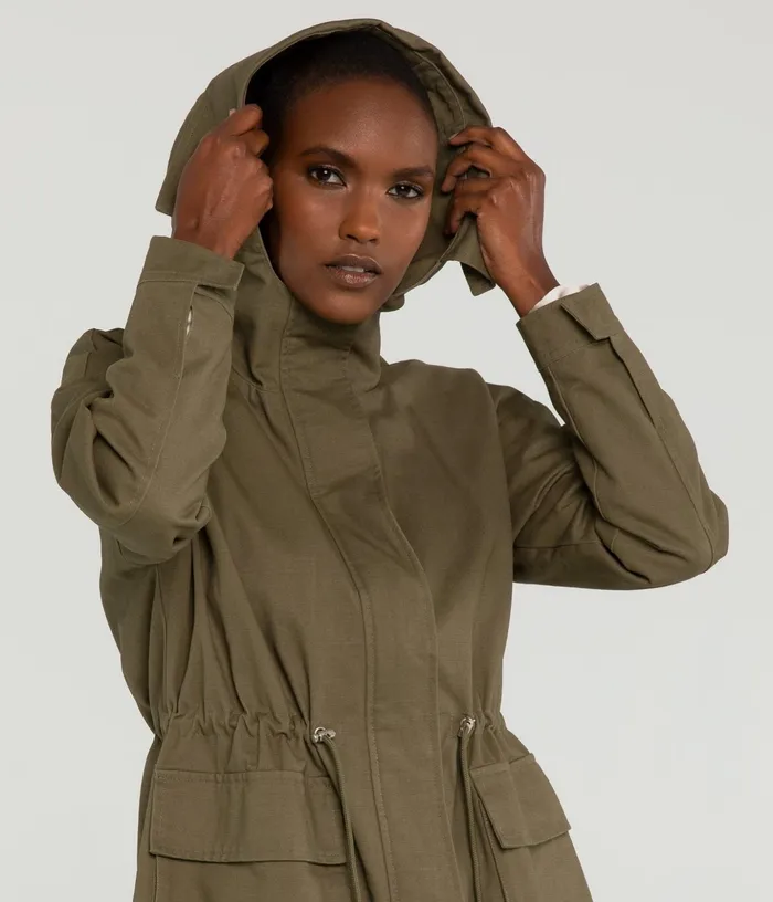 Women Milin WomenS Utility Jacket Olive Matt and Nat Trench Coats