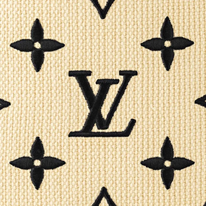 Women Neverfull Bag Louis Vuitton Louis Vuitton M22838 Neverfull MM Lotus Cotton Black Beige 8211 Louis Vuitton Handbag Store