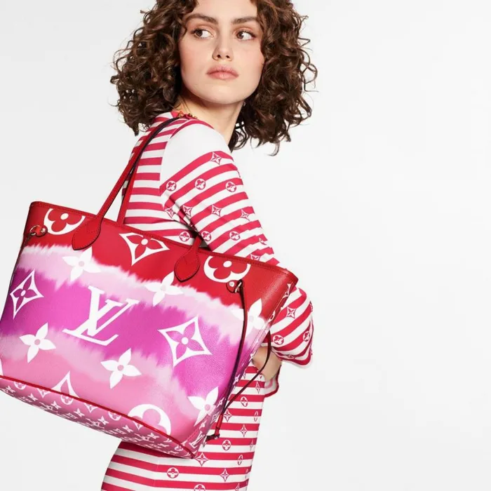 Women Neverfull Bag Louis Vuitton Louis Vuitton M45127 Lv Escale Neverfull MM 8211 Louis Vuitton Handbag Store