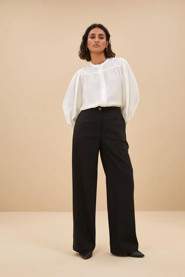 Women Odin Classy Pants Jet Black Bybar Trousers