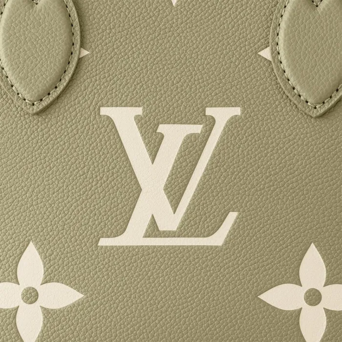 Women Onthego Bag Louis Vuitton Louis Vuitton M46647 OnTheGo PM Khaki Cream 8211 Louis Vuitton Handbag Store