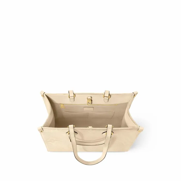 Women Onthego Bag Louis Vuitton Louis Vuitton OnTheGo MM M46531 Crme Beige 8211 Louis Vuitton Handbag Store
