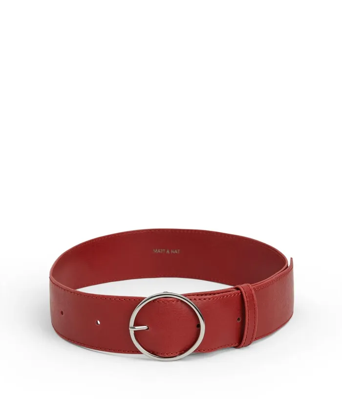 Women Ora Vegan Wide Belt Barn Matt and Nat Belts