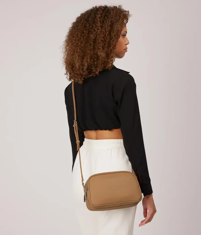 Women Pair Vegan Crossbody Bag 8211 Purity Chocolate Matt and Nat Crossbody