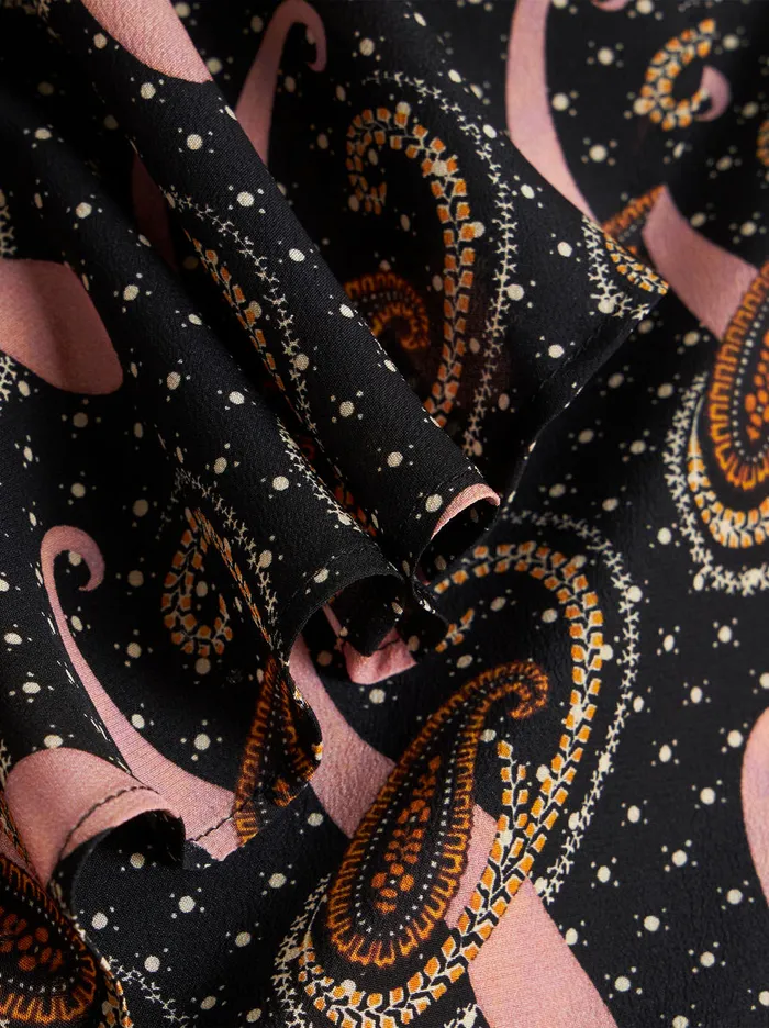 Women Paisley Crpe De Chine Shirt Etro Shirts And Blouses