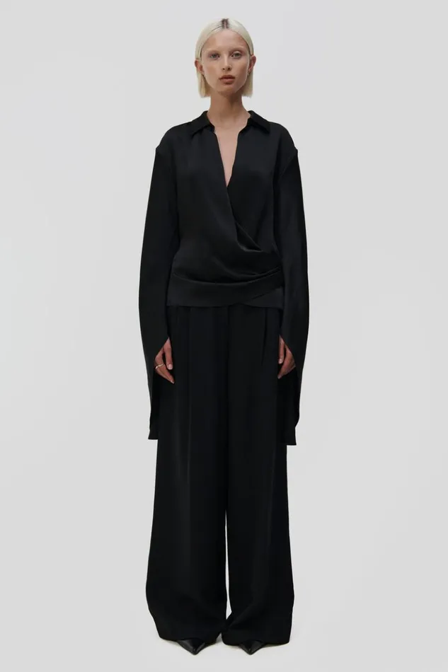 Women Paradisa Top Black Jonathan Simkhai Tops and Bodysuits