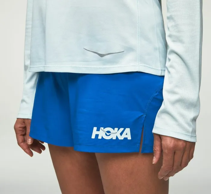 Women Performance Long Sleeve Wan Blue HOKA ONE ONE Tops