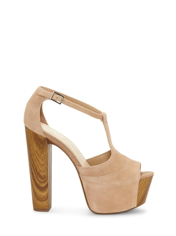 Women Platforms Jessica Simpson Dany TStrap Platform Sandal In Sand