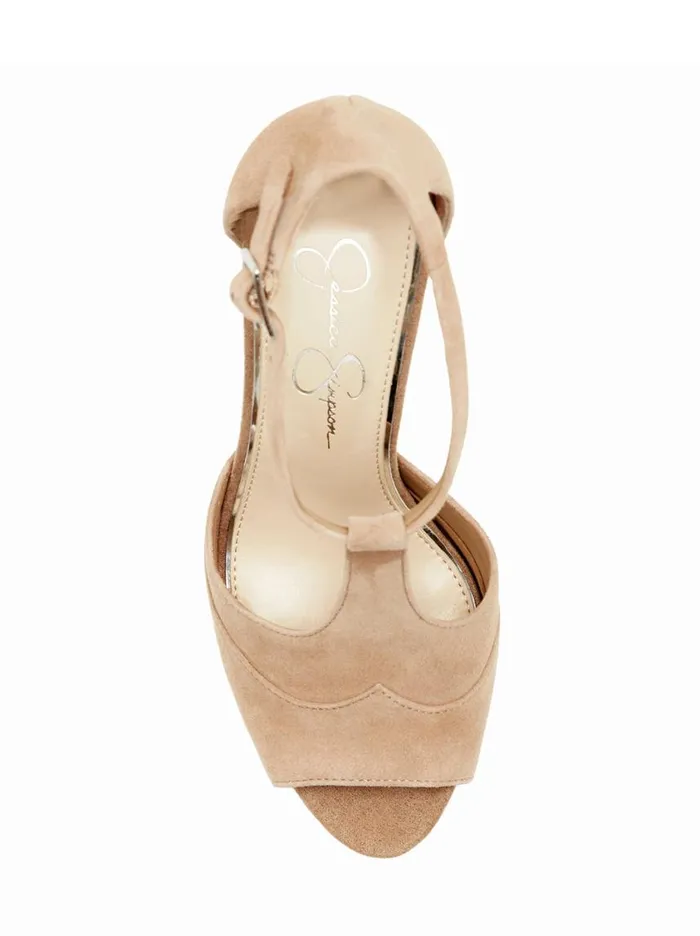 Women Platforms Jessica Simpson Dany TStrap Platform Sandal In Sand