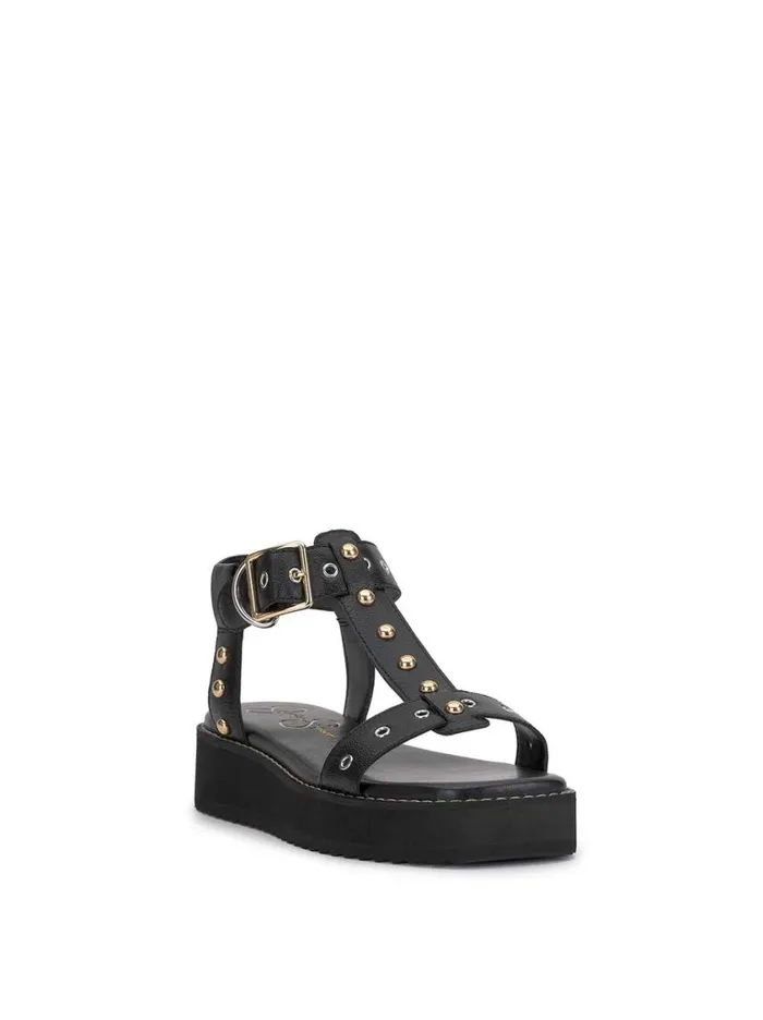 Women Platforms Jessica Simpson Janer Studded Sandal In Black