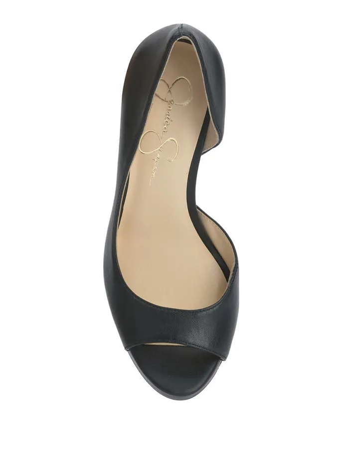 Women Platforms Jessica Simpson Kimli Peep Toe Pump In Black
