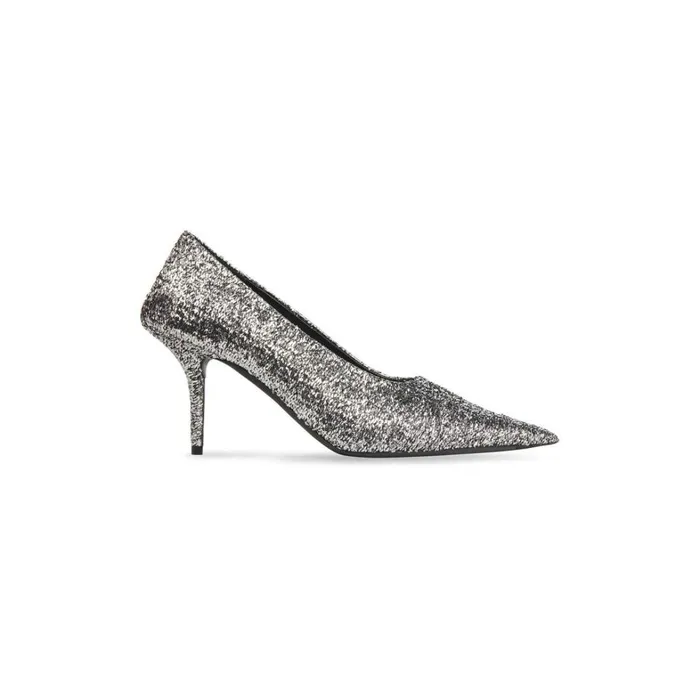 Women Pumps and Heels Balenciaga Square Knife 80mm Pump In Silver