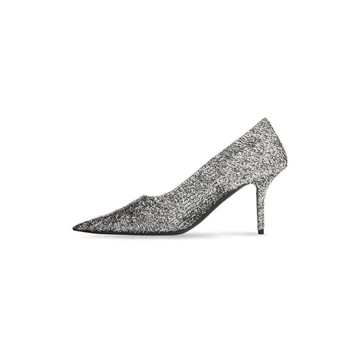 Women Pumps and Heels Balenciaga Square Knife 80mm Pump In Silver