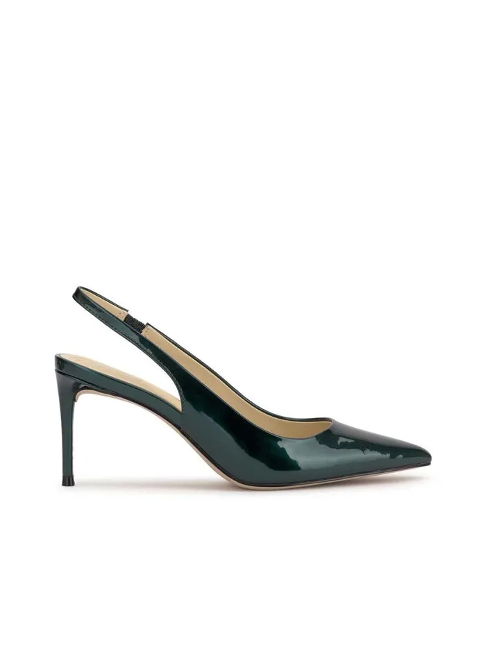 Women Pumps Jessica Simpson Souli Sling Back Heel In Dark Teal