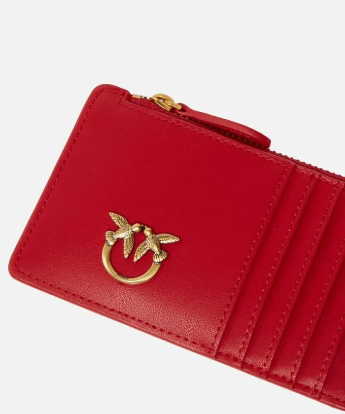 Women Purses Pinko Zipped Card Holder Redantiquegold Women Purses Pinko Zipped Card Holder Redantiquegold