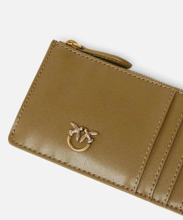 Women Purses Pinko Zipped Chevronpatterned Card Holder Plantationantiquegold Women Purses Pinko Zipped Chevronpatterned Card Holder Plantationantiquegold