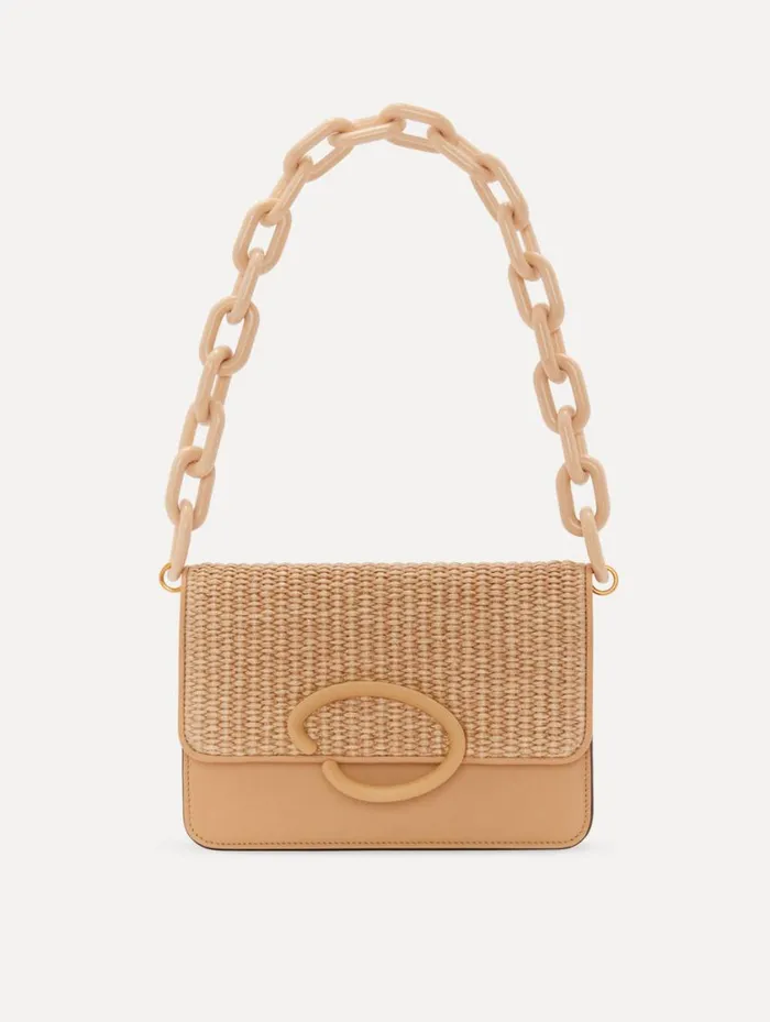 Women Raffia Woven O Pochette Natural Oscar De La Renta Handbags Women Raffia Woven O Pochette Natural Oscar De La Renta Handbags
