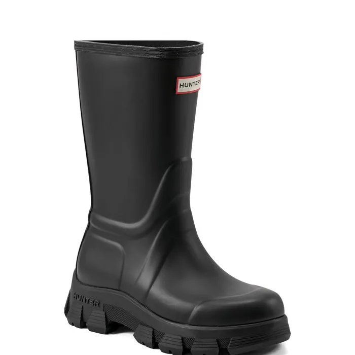 Women Rain Boots Hunter Boots Micah Lug Sole Waterproof Rain Boots Black Women Rain Boots Hunter Boots Micah Lug Sole Waterproof Rain Boots Black