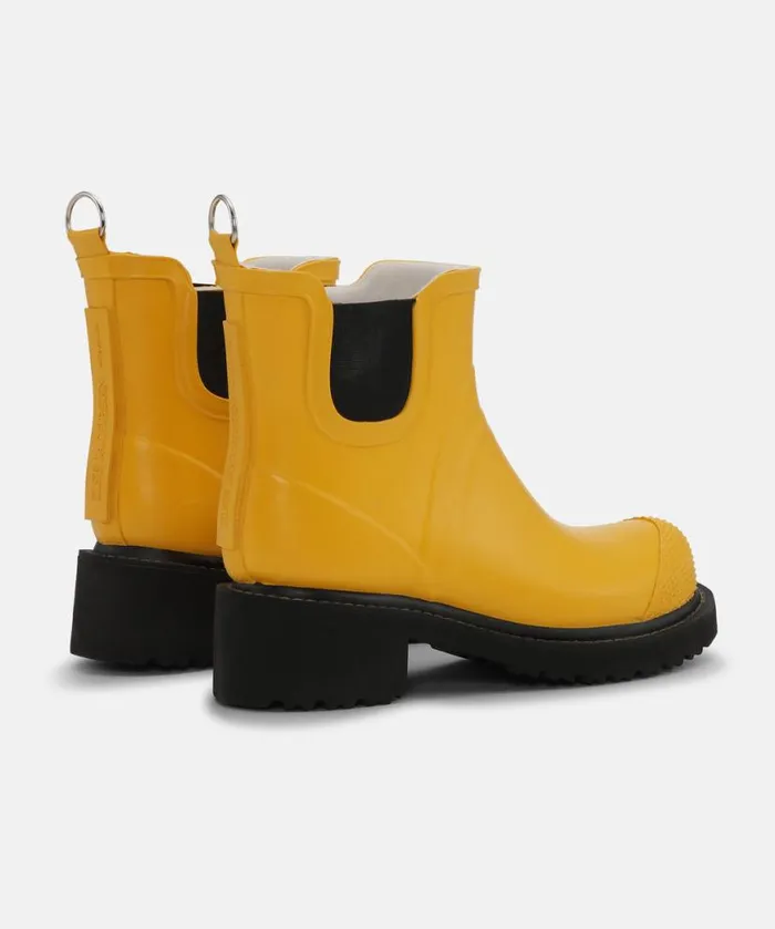 Women Rainboots Short Ilse Jacobsen Short Rubber Boots With High Heel 8211 Cyber Yellow Women Rainboots Short Ilse Jacobsen Short Rubber Boots With High Heel 8211 Cyber Yellow