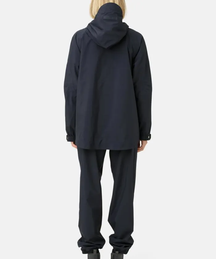 Women Raincoats Ilse Jacobsen Rain Jacket 8211 Dark Indigo