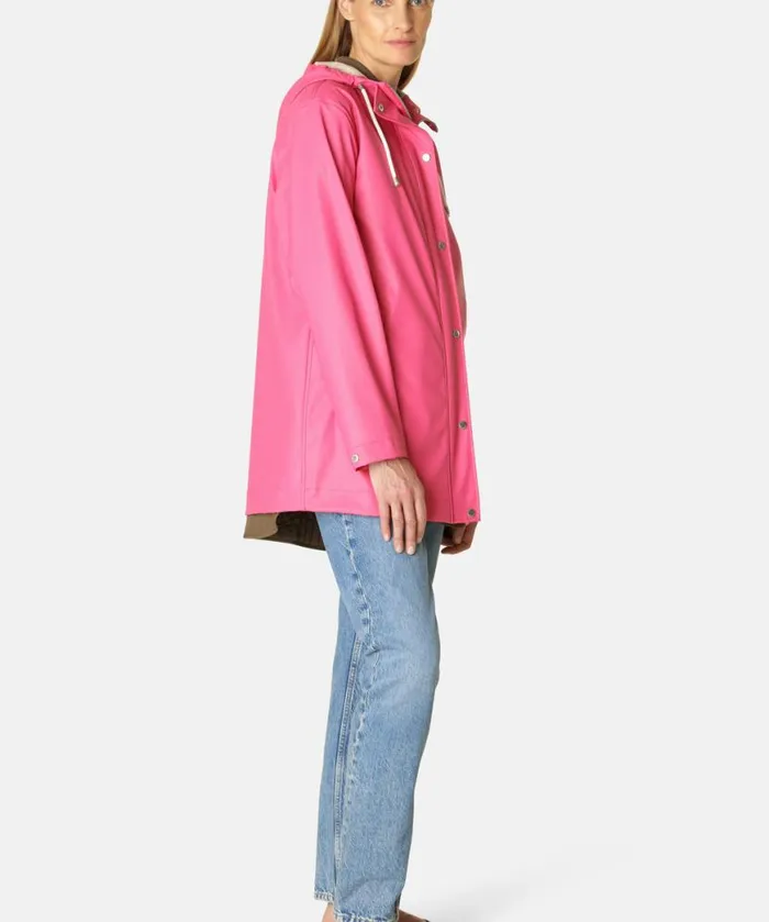 Women Raincoats Ilse Jacobsen Rain Jacket 8211 Magenta