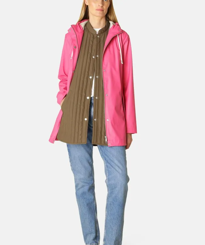 Women Raincoats Ilse Jacobsen Rain Jacket 8211 Magenta Women Raincoats Ilse Jacobsen Rain Jacket 8211 Magenta
